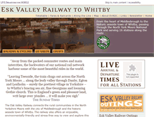 Tablet Screenshot of eskvalleyrailway.co.uk
